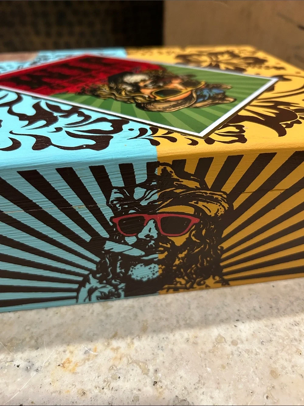 ISLAND JIM #2 Empty Cigar Box